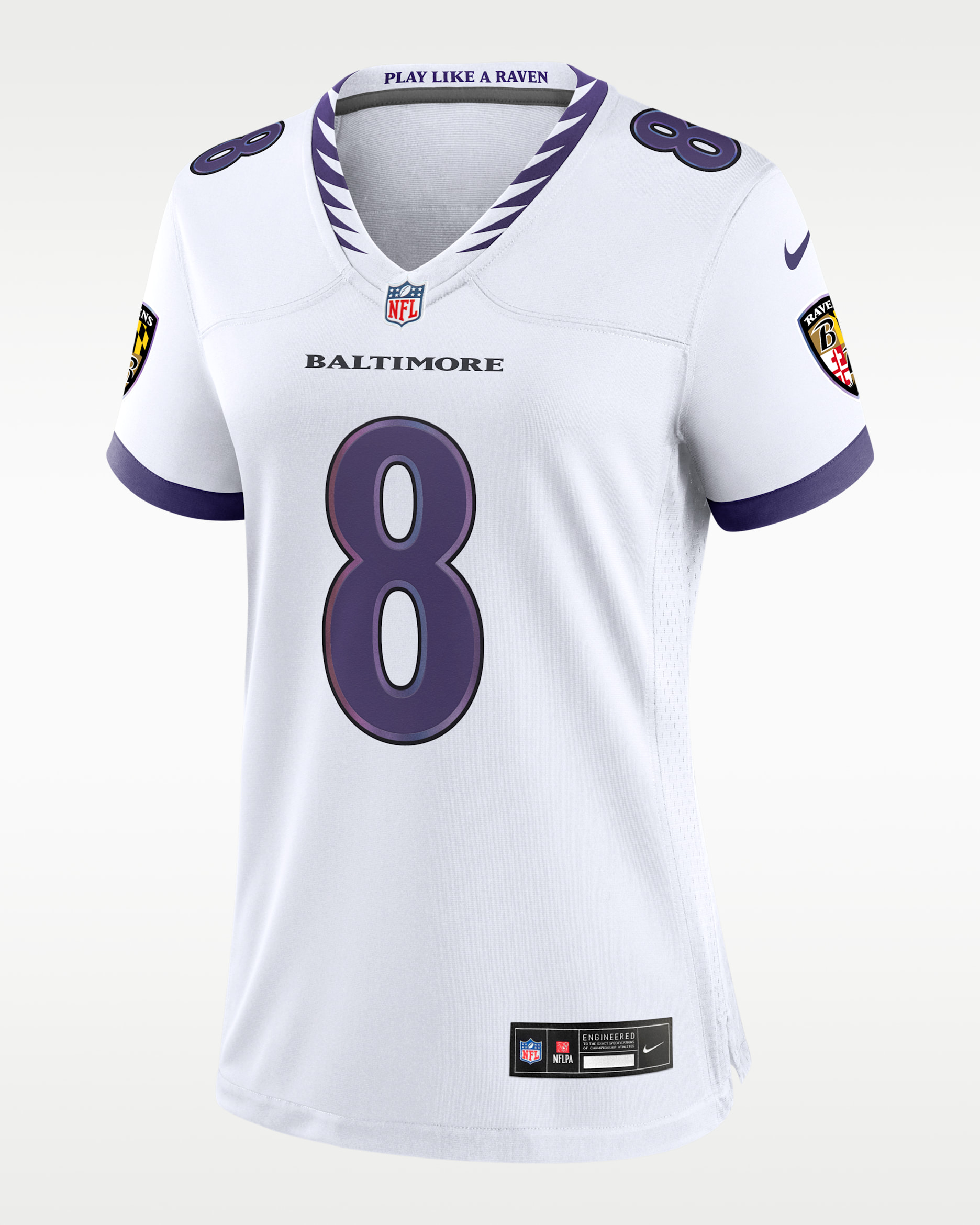 希少デザイン NIKE NFL レイブンズ ラマー ジャクソン ゲームシャツ Lamar Jackson Baltimore Ravens Women's Nike NFL Game Jersey. Nike.com